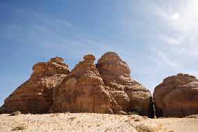 President Macron Visit To Al-Hijr Archaeological Site - Saudi Arabia