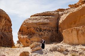 President Macron Visit To Al-Hijr Archaeological Site - Saudi Arabia