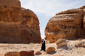 President Macron Visit To Al-Hijr Archaeological Site - Saudi Arabia