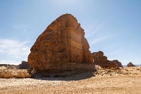 President Macron Visit To Al-Hijr Archaeological Site - Saudi Arabia