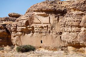 President Macron Visit To Al-Hijr Archaeological Site - Saudi Arabia