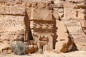 President Macron Visit To Al-Hijr Archaeological Site - Saudi Arabia