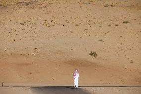 President Macron Visit To Al-Hijr Archaeological Site - Saudi Arabia