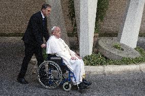 Pope Francis Presents the New Electric Popemobile - Vatican