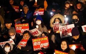 Rally Calling for The Impeachment of President Yoon - Seoul