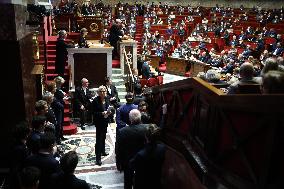 Session Discussion and Vote on The Motion of Censure - Paris