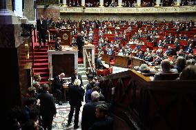 Session Discussion and Vote on The Motion of Censure - Paris