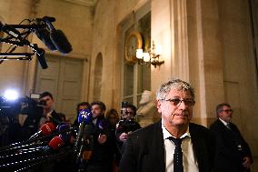 Presser on the motions of censure at the National Assembly in Paris FA