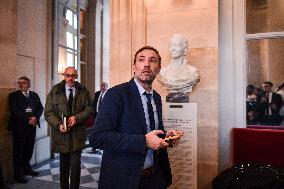 Presser on the motions of censure at the National Assembly in Paris FA