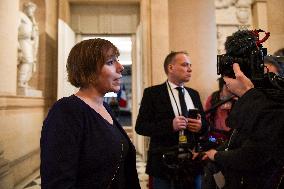 Presser on the motions of censure at the National Assembly in Paris FA