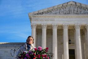 Protests At The Supreme Court As A Case Is Argued Over Gender-affirming Care For Minors.