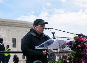 Protests At The Supreme Court As A Case Is Argued Over Gender-affirming Care For Minors.