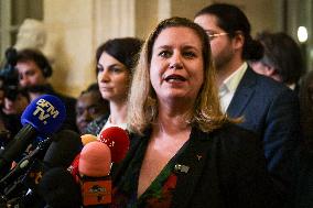 Presser after the motions of censure at the National Assembly in Paris FA