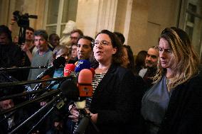 Presser after the motions of censure at the National Assembly in Paris FA