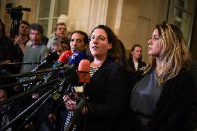 Presser after the motions of censure at the National Assembly in Paris FA