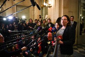 Presser after the motions of censure at the National Assembly in Paris FA