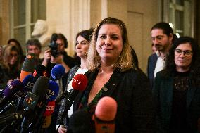 Presser after the motions of censure at the National Assembly in Paris FA