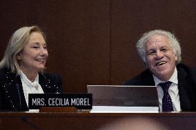 DC: Msr. Morel pay tribute during a OAS regular meeting