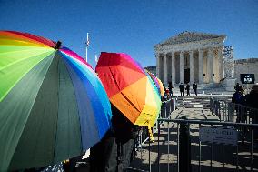 Protests as Supreme Court hears case on transgender care for children under 18