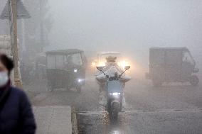 Heavy Fog Hit Anyang