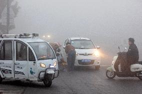 Heavy Fog Hit Anyang