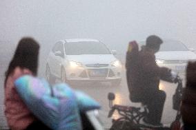 Heavy Fog Hit Anyang