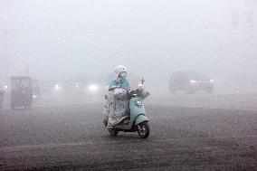 Heavy Fog Hit Anyang