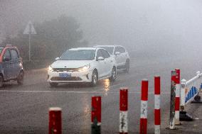 Heavy Fog Hit Anyang