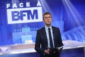 Exclusive - Face a BFM TV Show- Paris