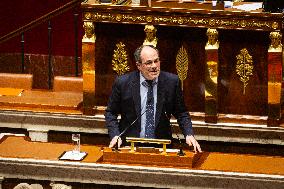 Examination Of The Report On The 2024 End-of-Year Finance Bill, At The National Assembly, In Paris