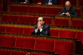 Examination Of The Report On The 2024 End-of-Year Finance Bill, At The National Assembly, In Paris