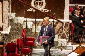 Examination Of The Report On The 2024 End-of-Year Finance Bill, At The National Assembly, In Paris