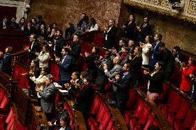 Examination Of The Report On The 2024 End-of-Year Finance Bill, At The National Assembly, In Paris