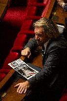 Examination Of The Report On The 2024 End-of-Year Finance Bill, At The National Assembly, In Paris