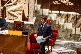 Examination Of The Report On The 2024 End-of-Year Finance Bill, At The National Assembly, In Paris