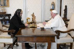 Pope Francis Meets President of Slovenia - Vatican