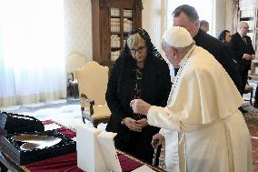 Pope Francis Meets President of Slovenia - Vatican