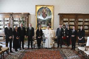 Pope Francis Meets President of Slovenia - Vatican