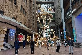 Trophy-shaped Christmas Tree in Shanghai