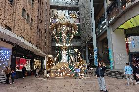 Trophy-shaped Christmas Tree in Shanghai