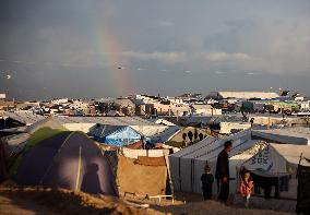 Israeli Strikes In Khan Younis Tent Camp