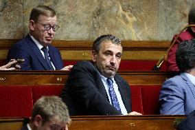 Corsicans Deputies at Questions to the Government at The National Assembly - Paris