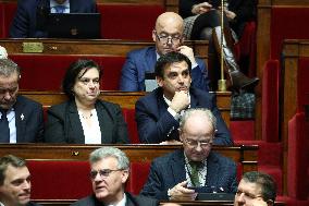 Corsicans Deputies at Questions to the Government at The National Assembly - Paris