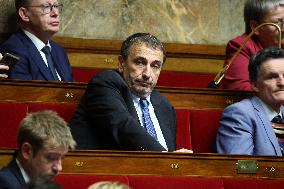 Corsicans Deputies at Questions to the Government at The National Assembly - Paris