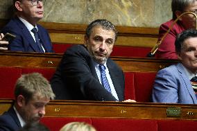 Corsicans Deputies at Questions to the Government at The National Assembly - Paris