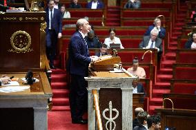 Session of no-confidence votes at the National Assembly - Paris