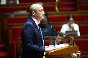 Session of no-confidence votes at the National Assembly - Paris