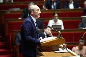 Session of no-confidence votes at the National Assembly - Paris