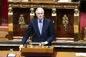 Session of no-confidence votes at the National Assembly - Paris