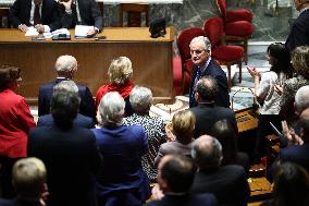 Session of no-confidence votes at the National Assembly - Paris